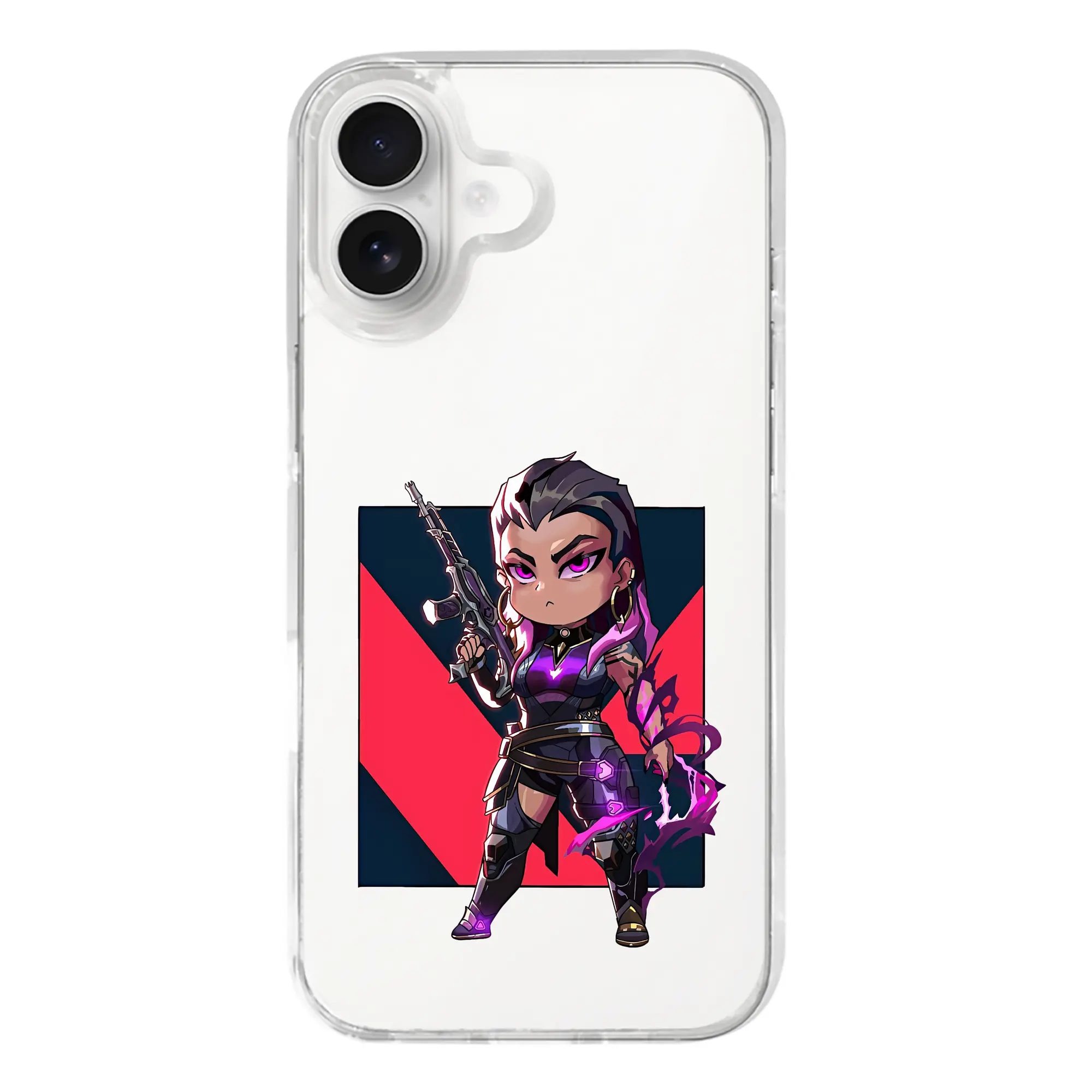 VALORANT グッズ,レイナ - iPhone 17シリーズ 透明スマホケース – 薄型・耐衝撃・精密フィット保護カバー